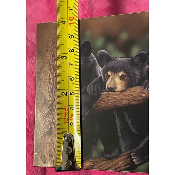 Wooden Box  Bear Family Nature Scene Keepsake Gift Quote Love Notes Bronson MO - Picture 11 of 14